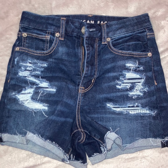 Ripped jean shorts - Picture 1 of 2